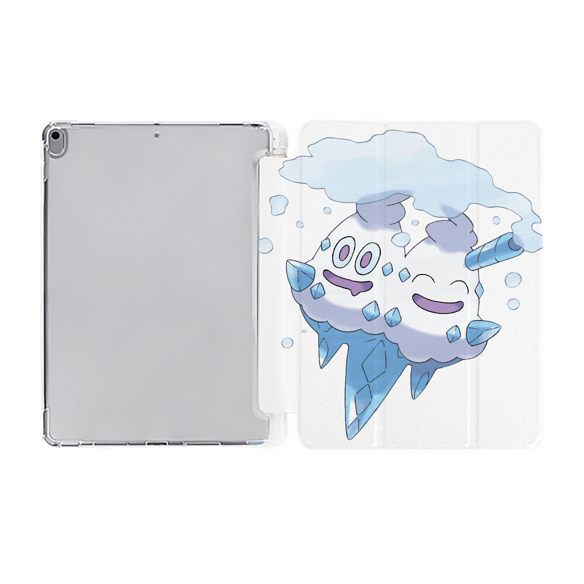 （画像用） ポケットモンスター Pokémon IPad ケース ペン収納付き 三つ折りスタンド PUレザー×シリコン 対応機種9.5/10.5/10.9インチ